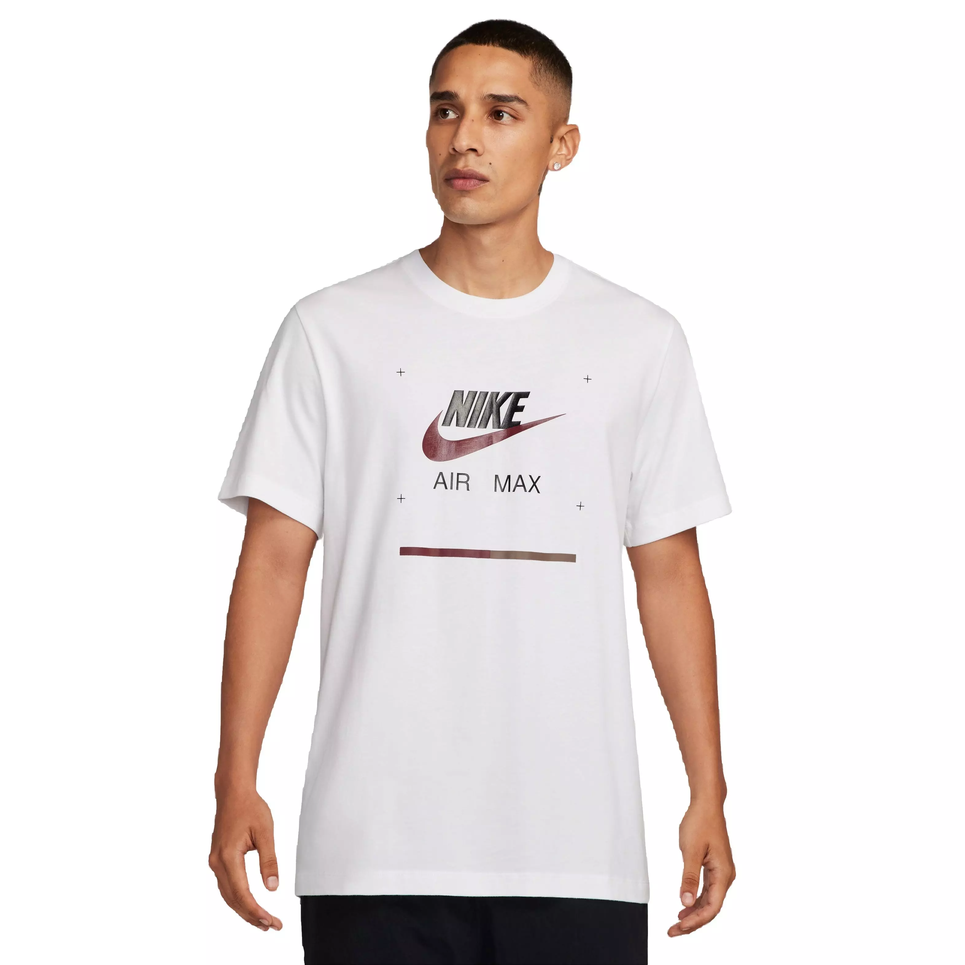 Nike Men's Sportswear Air Max Tee-White - Size XLT